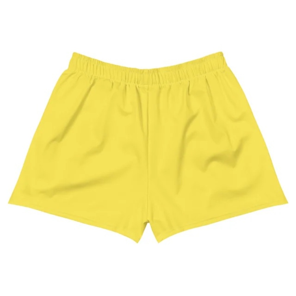 Anthropologie Yellow Athletic Shorts with Pockets